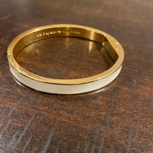 Kate Spade White "Clean Slate" Bangle